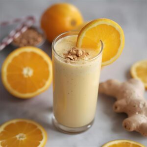 Smoothie z pomarańczy i imbiru