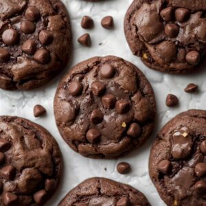 Ciastka podwójnie czekoladowe