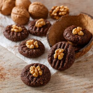 Ciastka z orzechami włoskimi